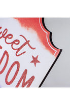 13" Wooden Popsicle Sign: Sweet Freedom - Michelle's aDOORable Creations - Wooden/Metal Signs