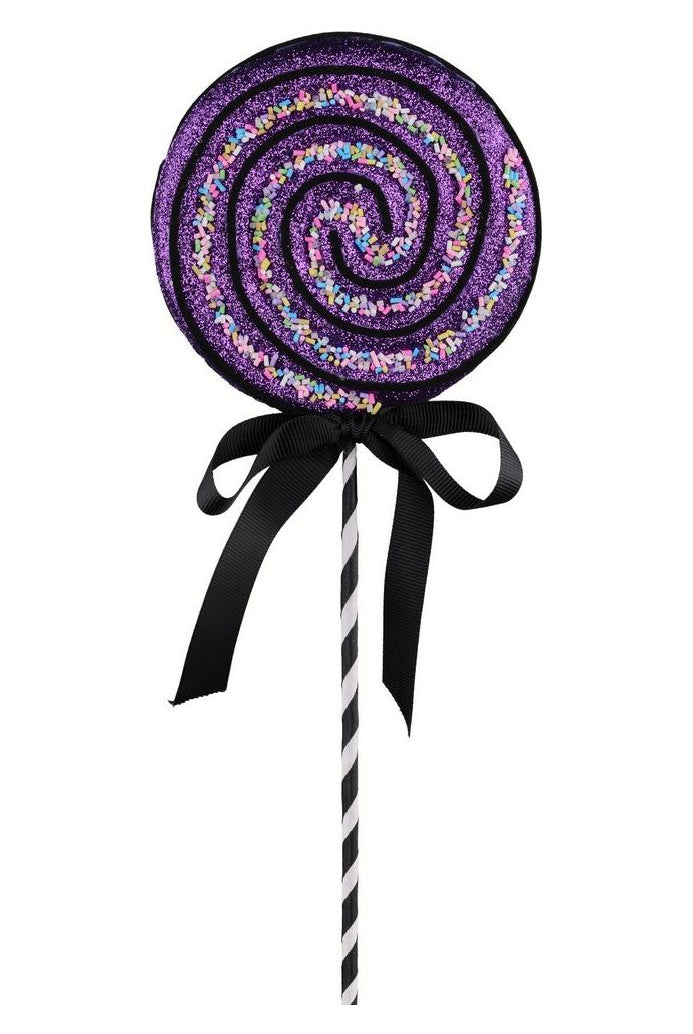 Shop For 13.75" Glitter Lollipop Pick (Assorted) HH131999B