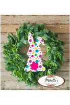 13in Waterproof Sign: Floppy Ear Polka Dot Bunny - Michelle's aDOORable Creations - Signature Signs