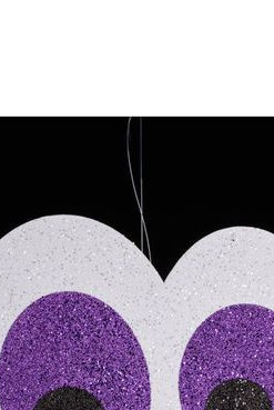 14" Glitter Eyeballs Ornament Hanger: Purple - Michelle's aDOORable Creations - Seasonal & Holiday Decorations