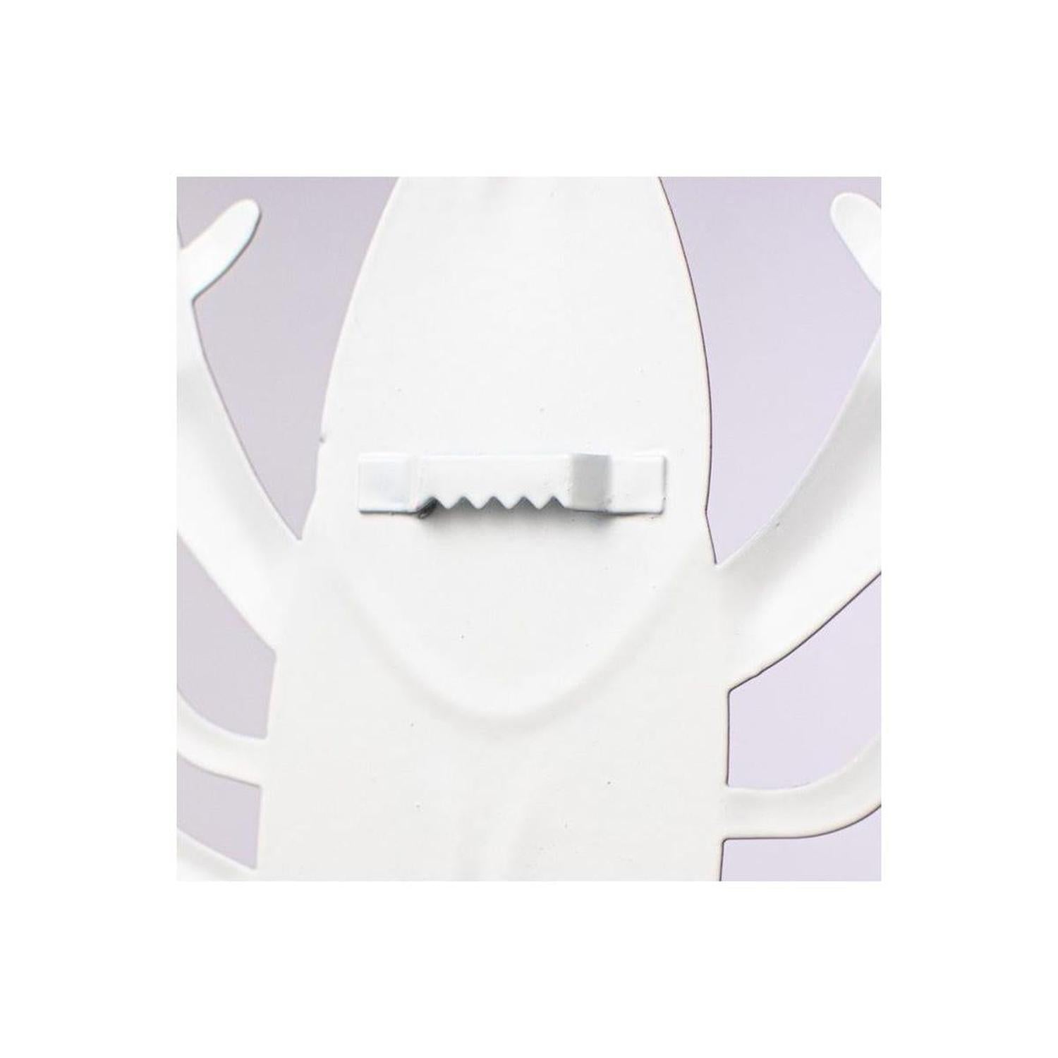 14" Metal Crawfish Sign: Red