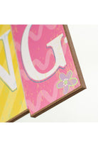 14" Wooden Sign: Spring Block - Michelle's aDOORable Creations - Wooden/Metal Signs