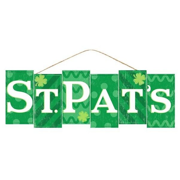 Shop For 14" Wooden Sign: St. Pat's Blocks at Michelle's aDOORable Creations