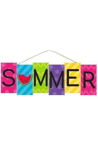 Shop For 14" Wooden Sign: Summer at Michelle's aDOORable Creations