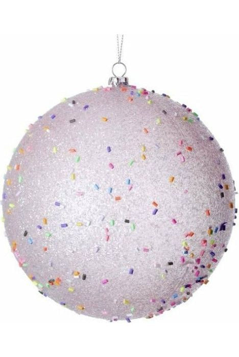 Shop For 140MM Candy Sprinkle Balls Ornaments: Pink (Set of 2) MTX69528PAPK