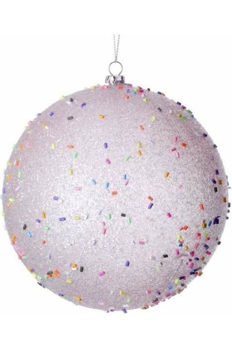 Shop For 140MM Candy Sprinkle Balls Ornaments: Pink (Set of 2) at Michelle's aDOORable Creations