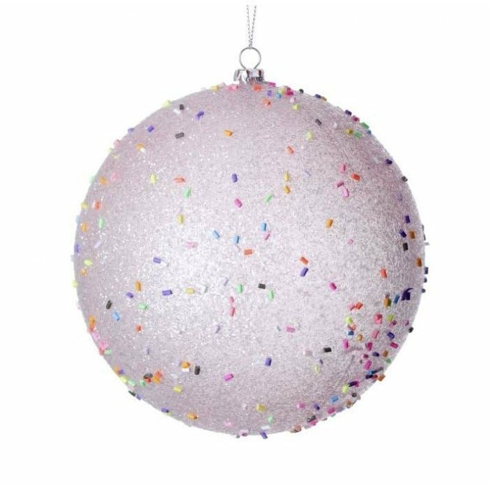 Shop For 140MM Candy Sprinkle Balls Ornaments: Pink (Set of 2) at Michelle's aDOORable Creations