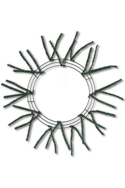 Shop For 15-24" Pencil Work Wreath Form: Evergreen XX750360