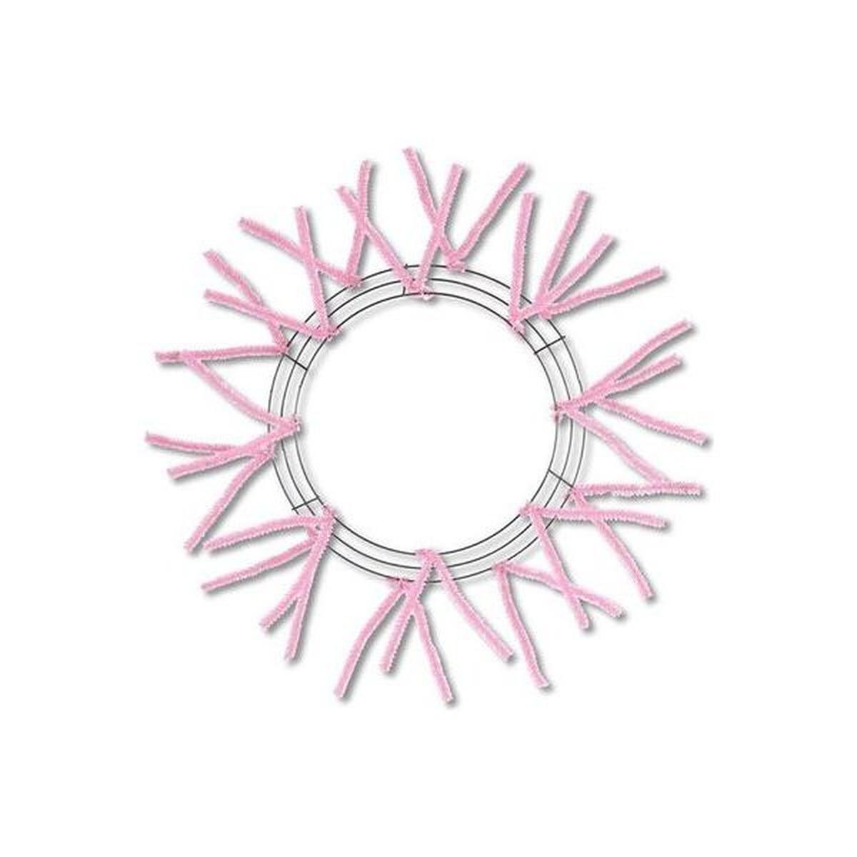 Shop For 15 - 24" Pencil Work Wreath Form: Pink at Michelle's aDOORable Creations