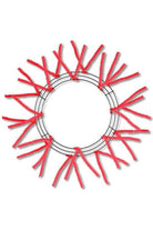 Shop For 15-24" Pencil Work Wreath Form: Red XX750424