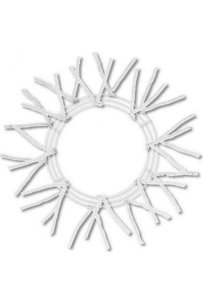 Shop For 15 - 24" Pencil Work Wreath Form: White at Michelle's aDOORable Creations