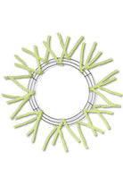 15-24" Tinsel Work Wreath Form: Lime Green - Michelle's aDOORable Creations - Work Wreath Form