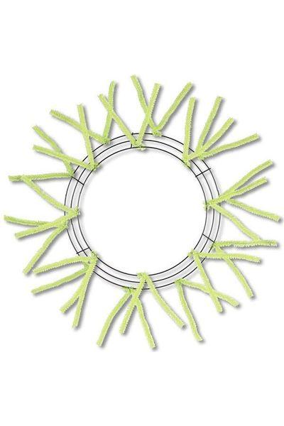 Shop For 15 - 24" Tinsel Work Wreath Form: Lime Green at Michelle's aDOORable Creations