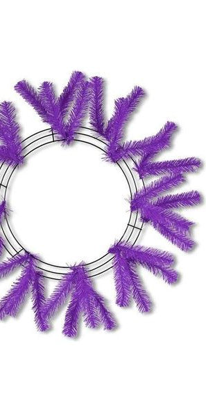 15-24" Work Wreath Form: Purple - Michelle's aDOORable Creations - Work Wreath Form