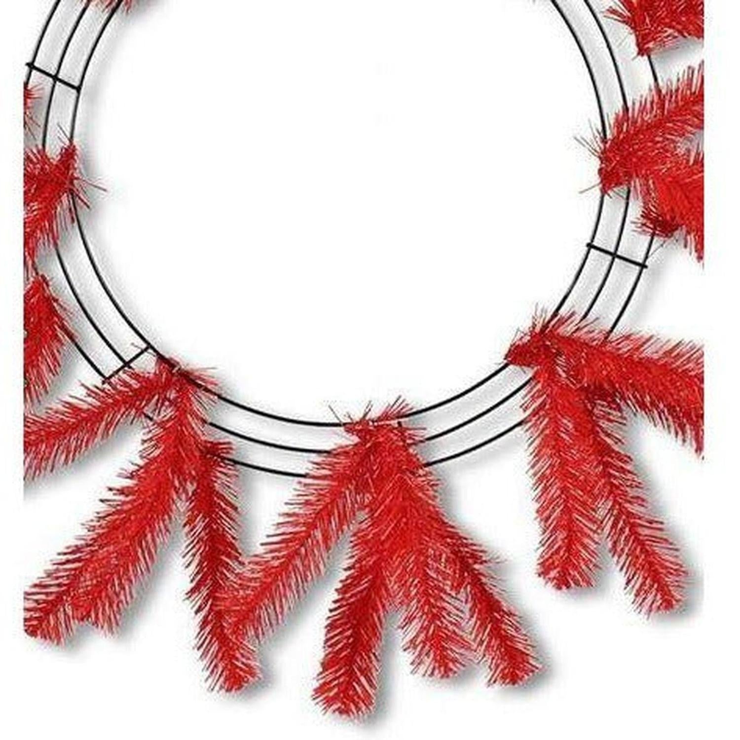 15-24" Work Wreath Form: Red