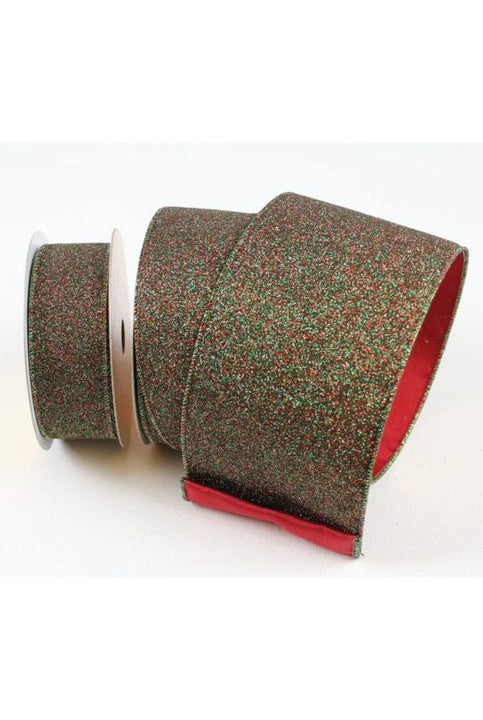 Shop For 1.5" Diamond Dust Ribbon:Ruby Emerald (10 Yards) RP283-47