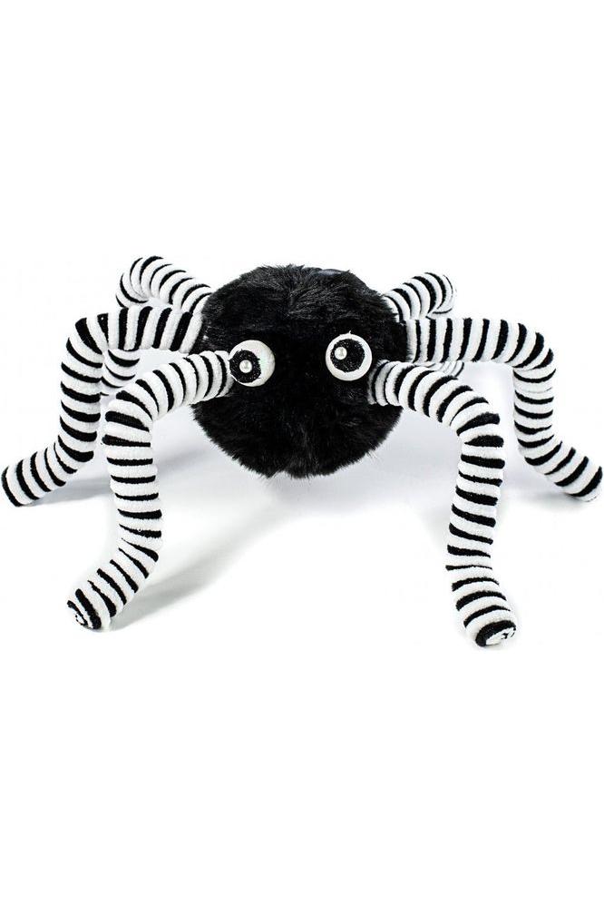 Shop For 15" Faux Fur Spider Wreath Accent: Black & White at Michelle's aDOORable Creations