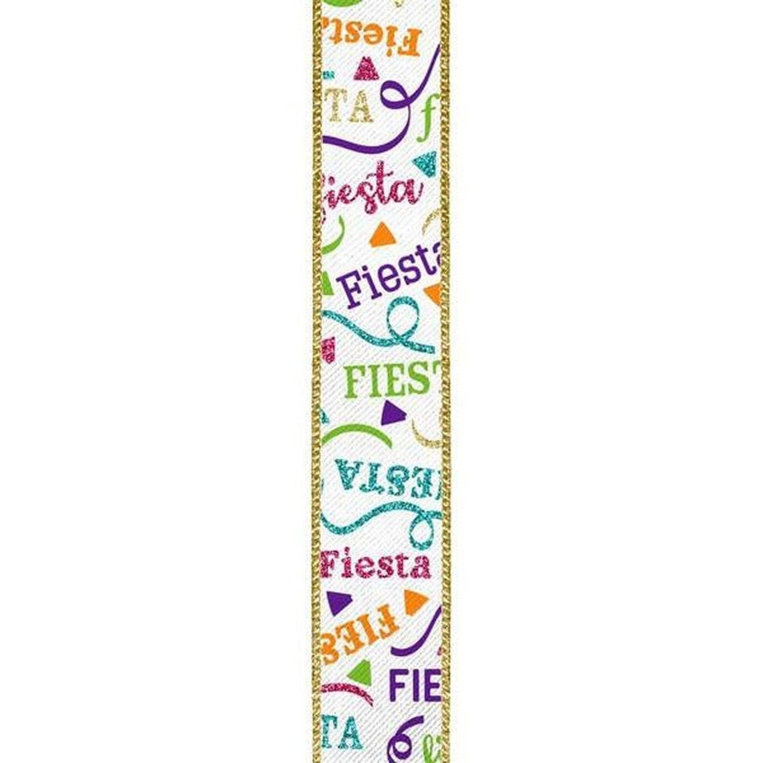 1.5" Fiesta Ribbon: Multi (10 Yards)