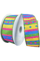 Shop For 1.5" Glitter Fun Satin Stripe Ribbon: Multi (10 Yards) 42422-09-39