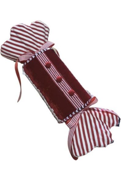 Shop For 15" Long Wrapped Candy Ornament: Red & White 08-08577