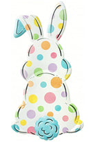 15" Metal Bunny Bottom: Multi Bright - Michelle's aDOORable Creations - Wooden/Metal Signs