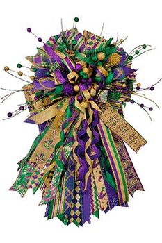 1.5" Metallic Lame Ribbon: Purple (10 Yards) - Michelle's aDOORable Creations - Wired Edge Ribbon