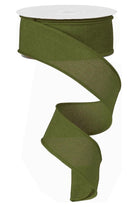 Shop For 1.5" Royal Burlap Ribbon: Moss Green (10 Yards) RG127852