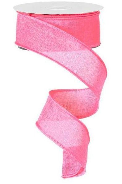 Shop For 1.5" Royal Burlap Ribbon: Pink (10 Yards) at Michelle's aDOORable Creations