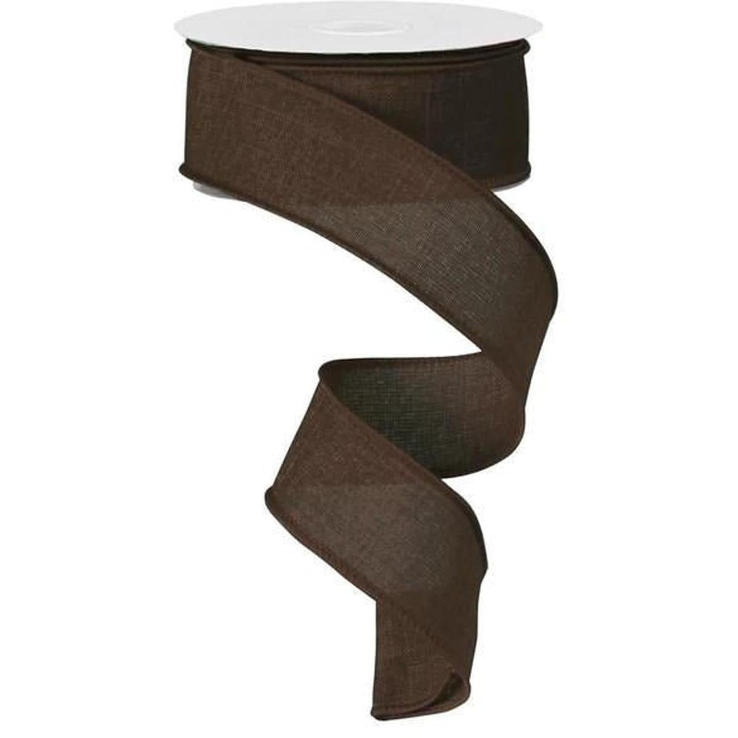 1.5" Royal Canvas Ribbon: Brown (10 Yards)