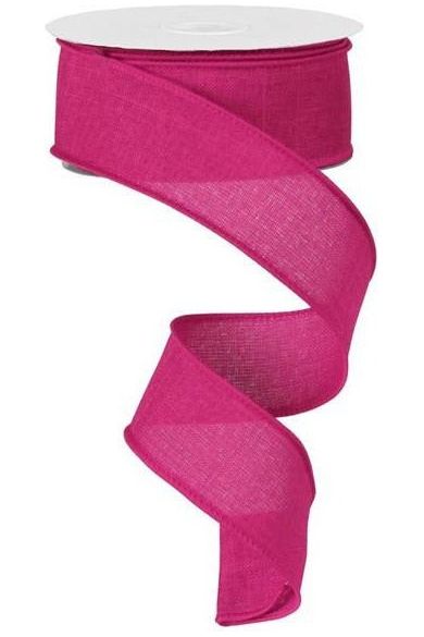 Shop For 1.5" Royal Canvas Ribbon: Fuchsia Pink (10 Yards) at Michelle's aDOORable Creations