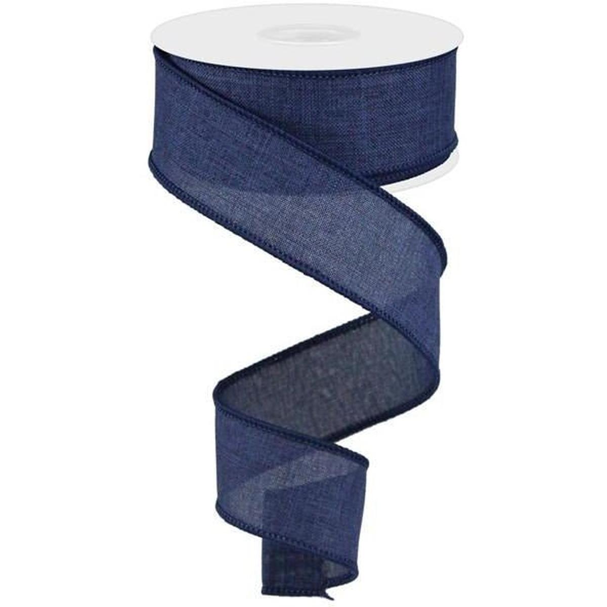 Shop For 1.5" Royal Canvas Ribbon: Navy Blue (10 Yards) at Michelle's aDOORable Creations