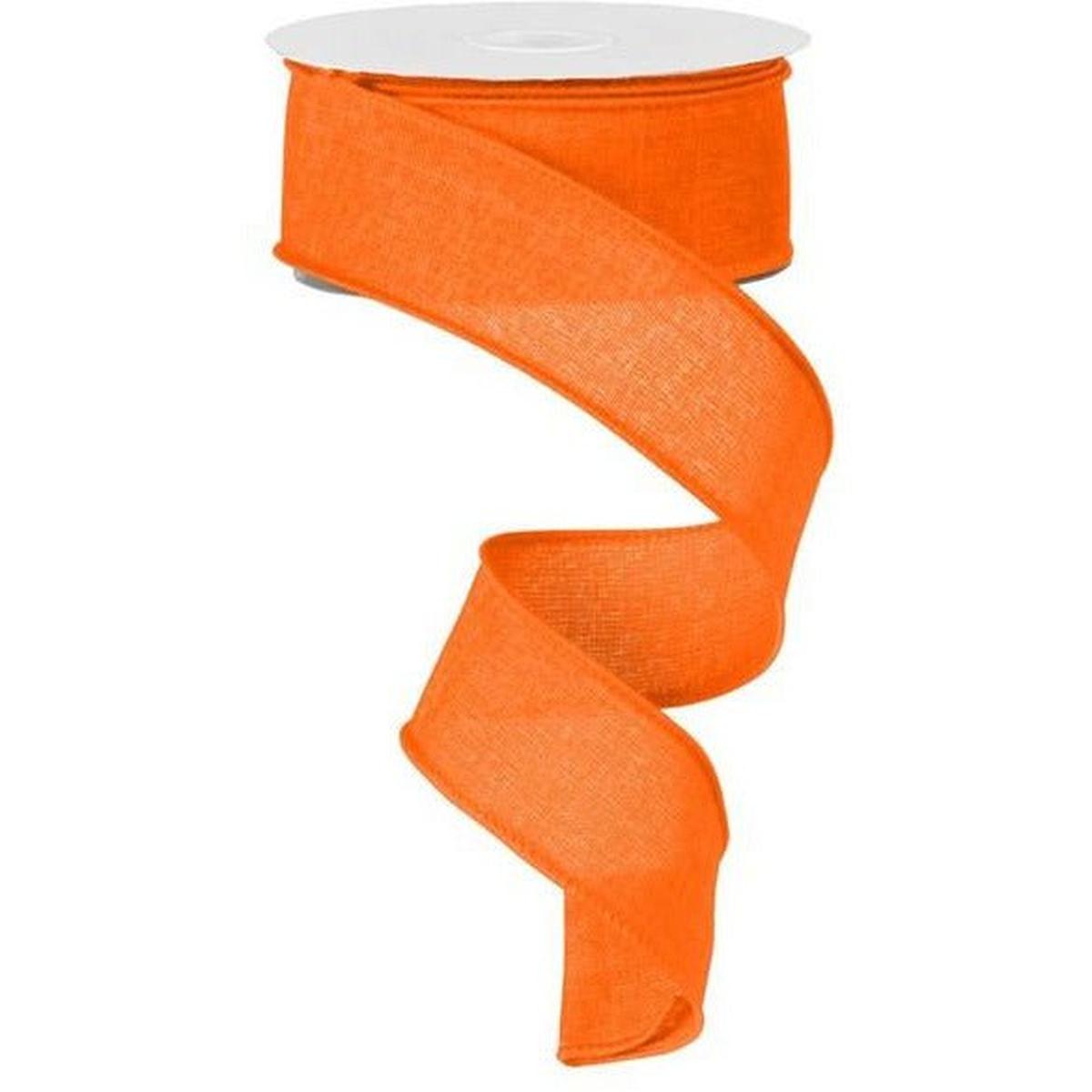 Shop For 1.5" Royal Canvas Ribbon: New Orange (10 Yards) at Michelle's aDOORable Creations