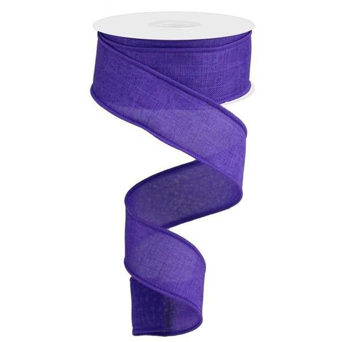 Shop For 1.5" Royal Canvas Ribbon: New Purple (10 Yards) at Michelle's aDOORable Creations