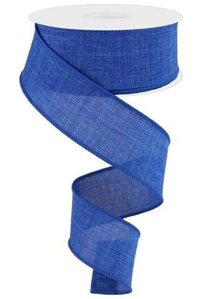 Shop For 1.5" Royal Canvas Ribbon: Royal Blue (10 Yards) RG127825