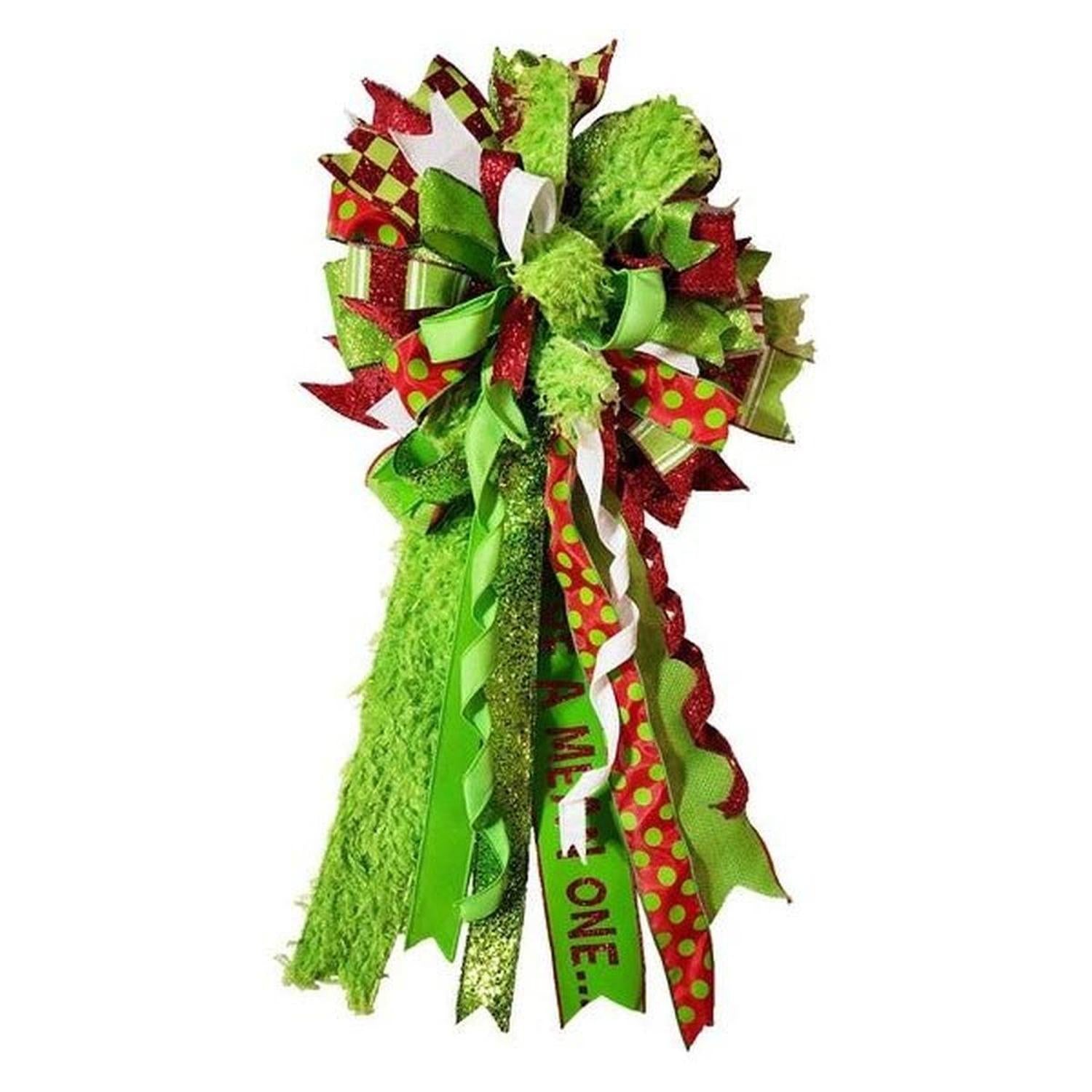 1.5" Shimmer Glitter Ribbon: Lime Green (10 Yards)