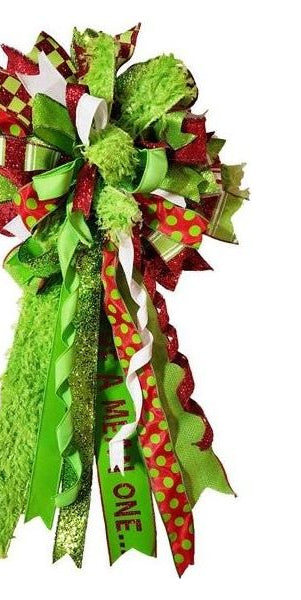 1.5" Shimmer Glitter Ribbon: Lime Green (10 Yards) - Michelle's aDOORable Creations - Wired Edge Ribbon