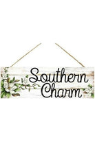 15" Wood Sign: Southern Charm - Michelle's aDOORable Creations - Wooden/Metal Signs
