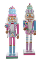 15" Wooden Candy Color Nutcrackers - Michelle's aDOORable Creations - Nutcrackers