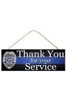 Shop For 15" Wooden Sign: Police Thank You AP807003