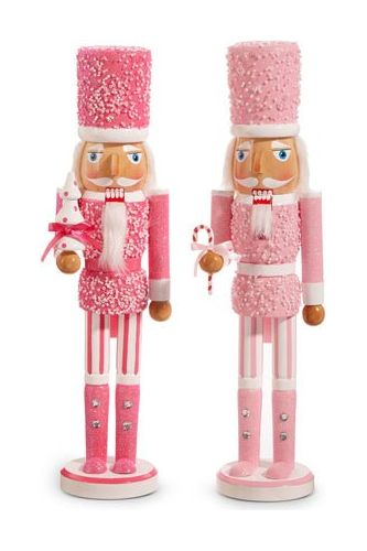 15.5" Pink Nutcracker - Michelle's aDOORable Creations - Holiday Ornaments