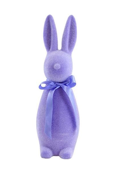 Shop For 16" Flocked Button Nose Bunny (WH0134) at Michelle's aDOORable Creations