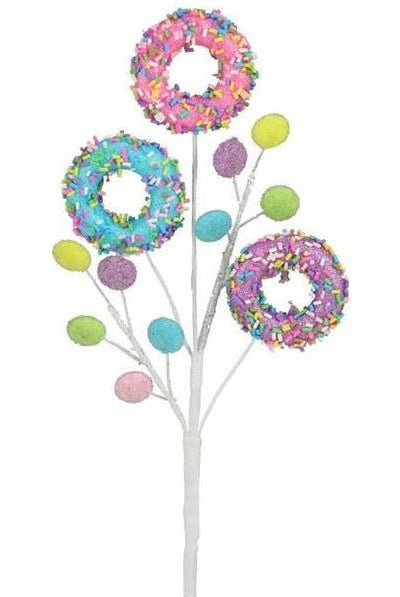 16" Glitter Sprinkles Candy Pick - Michelle's aDOORable Creations - Sprays and Picks