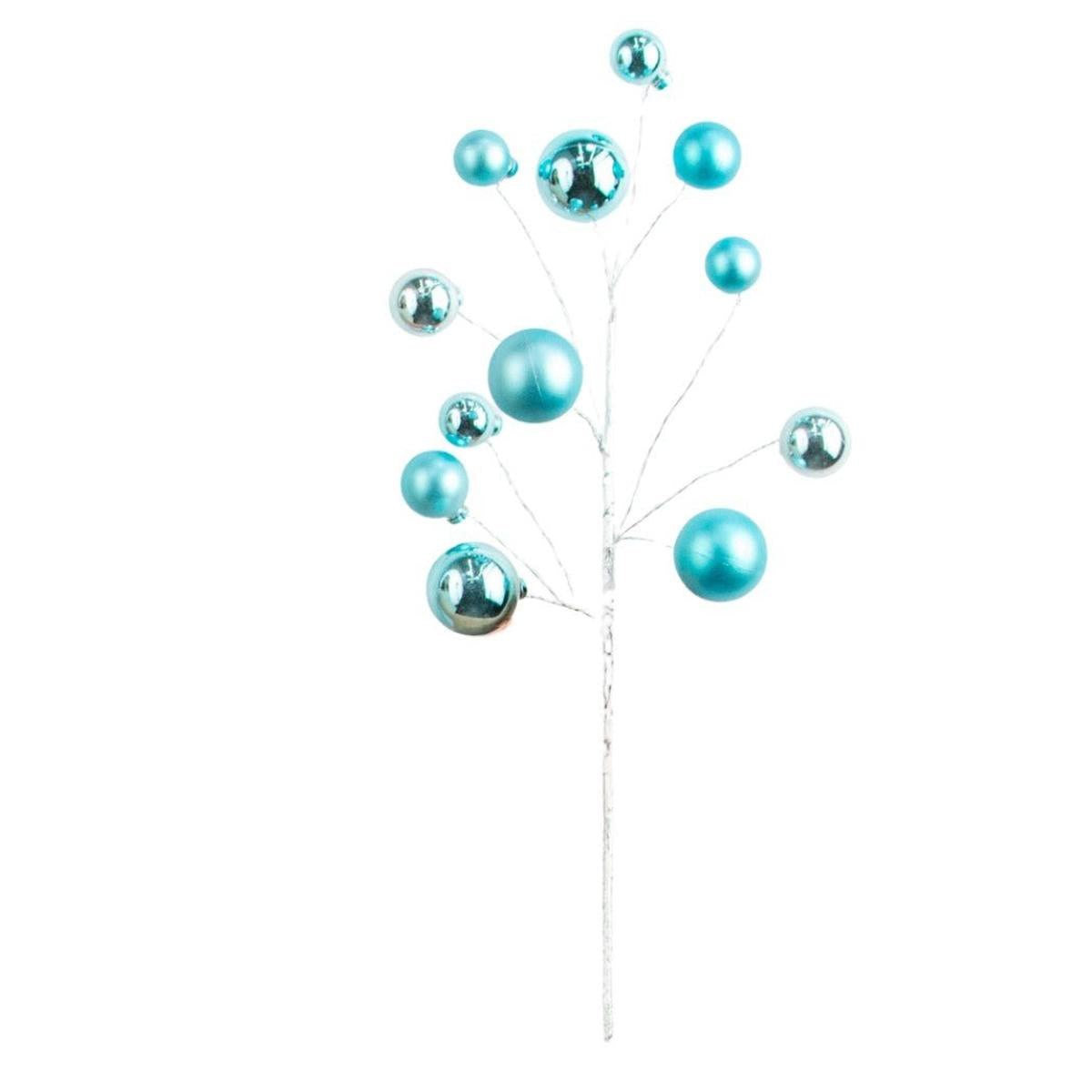 Shop For 16" Ornament Ball Pick: Blue at Michelle's aDOORable Creations