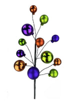 Shop For 16" Ornament Ball Pick: Orange, Purple, Green 57123HAL