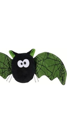 16" Plush Bat Web Lace Wings: Green - Michelle's aDOORable Creations - Sprays and Picks