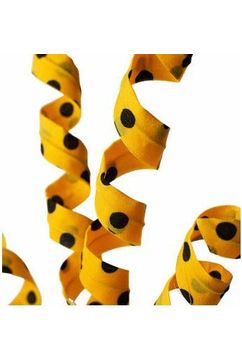 Shop For 16" Polka Dot Curly Pick: Yellow & Black at Michelle's aDOORable Creations