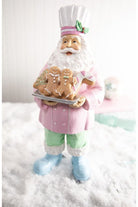 16.6" Resin Pastel Gingerbread Chef - Michelle's aDOORable Creations - Holiday Ornaments