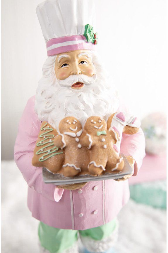 Shop For 16.6" Resin Pastel Gingerbread Chef MTX68356