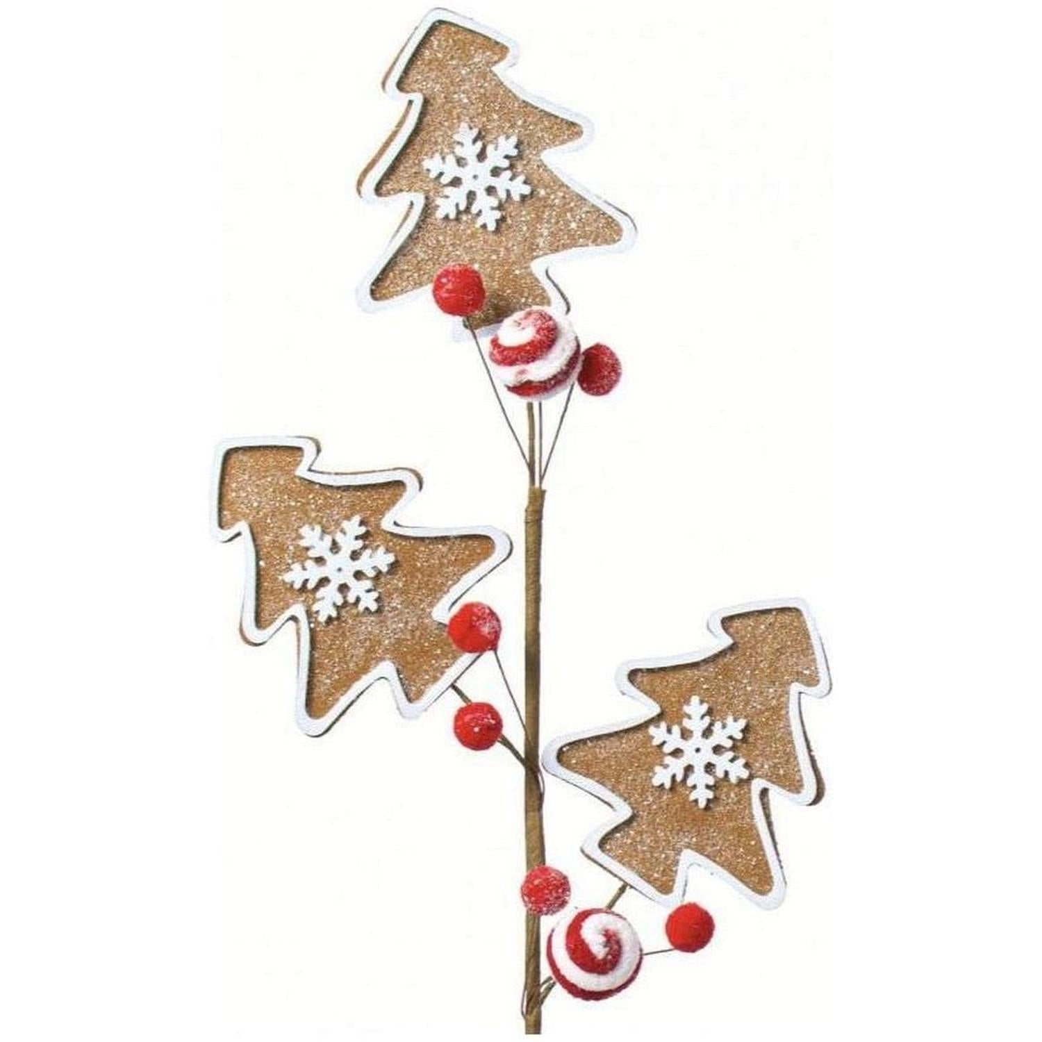 17" Christmas Tree Cookie Spray: Peppermint