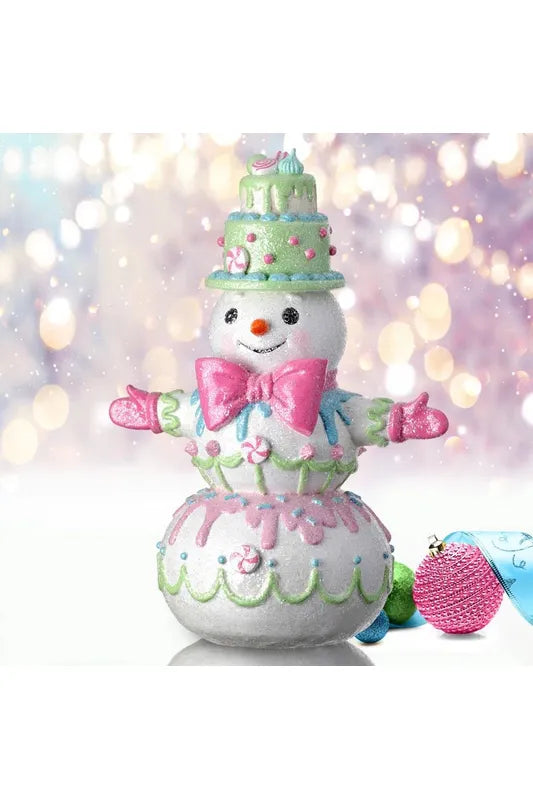 Shop For 17.5" Glittered Candylicious Snowman Figurine MTX69050